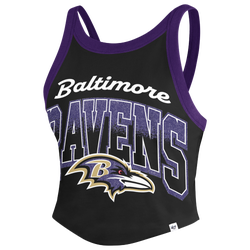 Women's - 47 Brand Ravens Shimmer Shadow Sporty Tank Top - Black