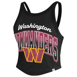 Women's - 47 Brand Commanders Shimmer Shadow Sporty Tank Top - Black