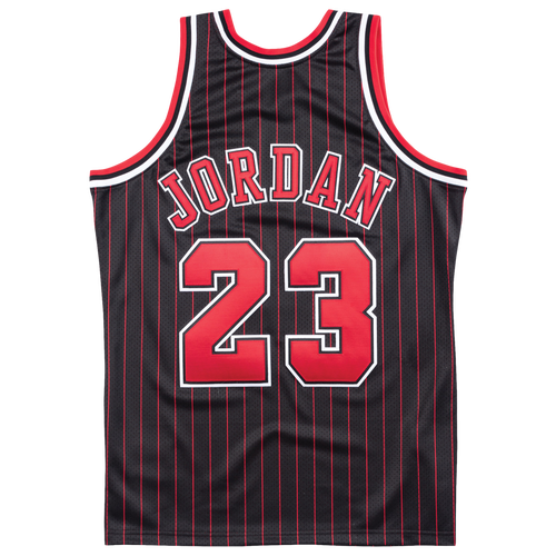 

Mitchell & Ness Mens Chicago Bulls Mitchell & Ness USA Authentic Jersey - Mens Black/Black Size L