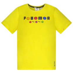 Girls' Grade School - PUMA PUMA x Smiley T-Shirt - Yellow/Yellow