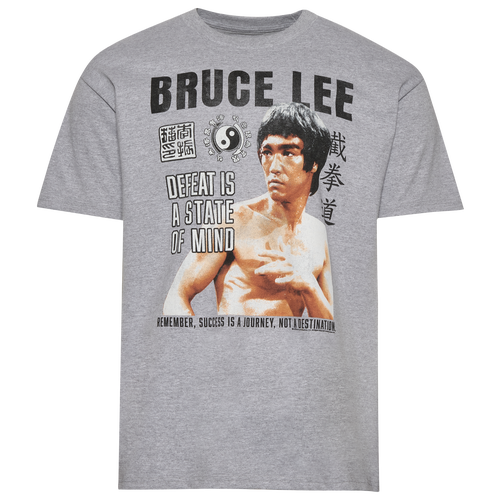 Steve Selvin Mens  Bruce Lee T-shirt In Gray