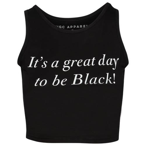 

HGC Apparel Womens HGC Apparel Its A Great Day To Be Black Tank Top - Womens Black/White Size XL