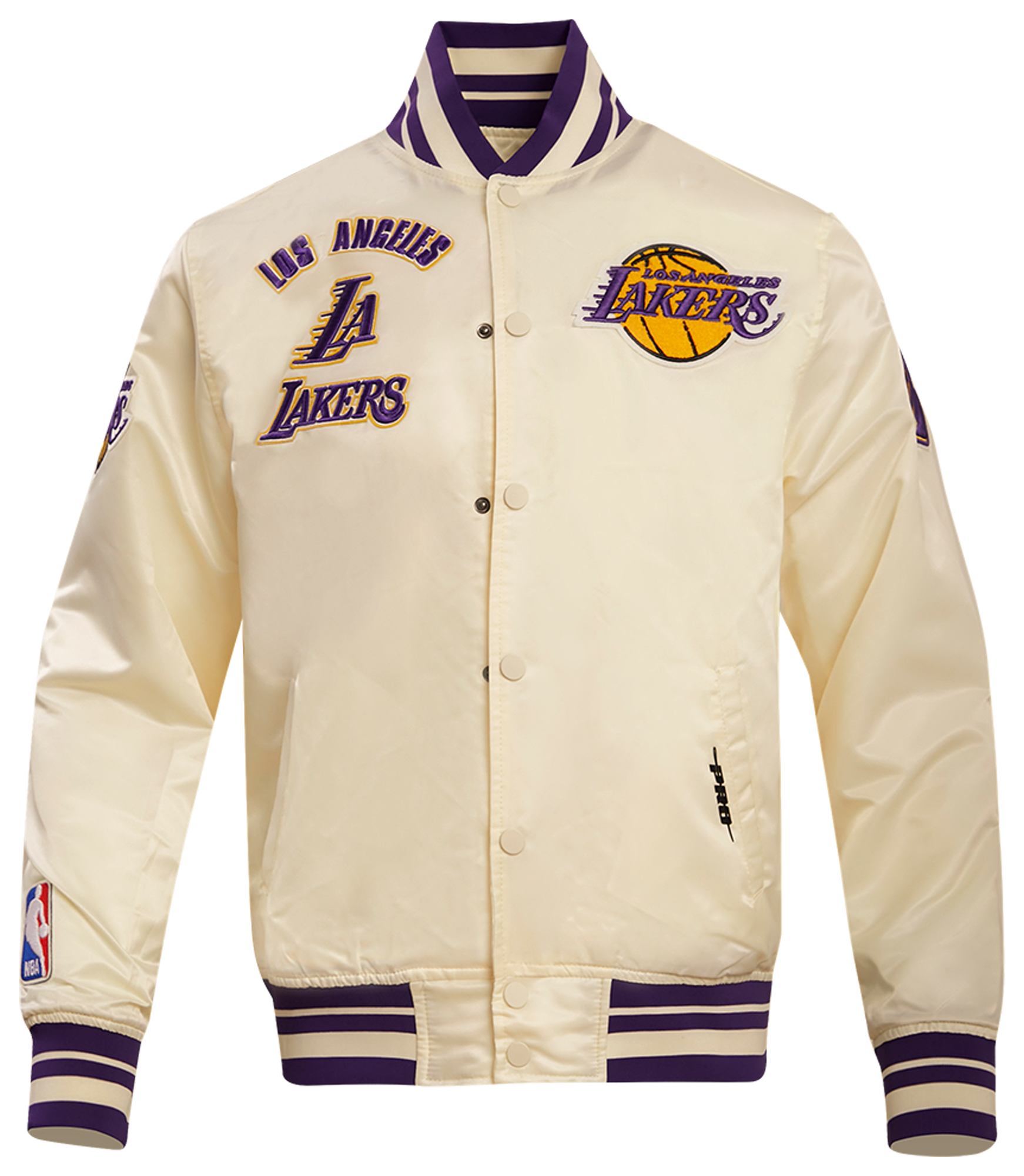 Pro Standard Los Angeles Lakers Retro Classic Satin Jacket - Men's