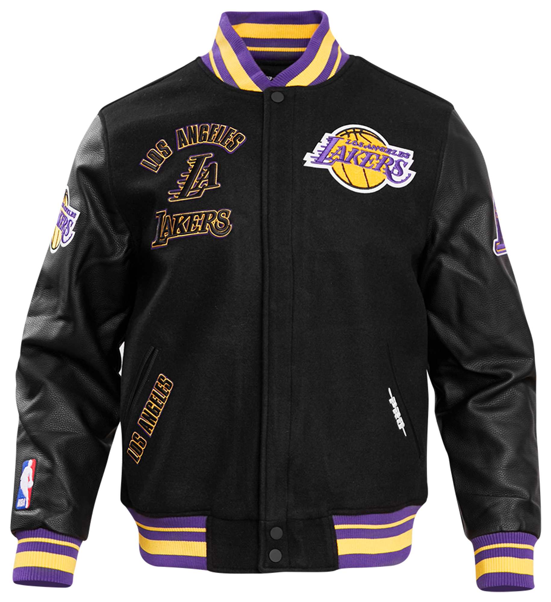 Pro Standard Los Angeles Lakers Retro Classic Varsity Jacket - Men's