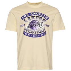 Men's - Pro Standard Lakers Short Sleeve Flex T-Shirt - Tan/Multi