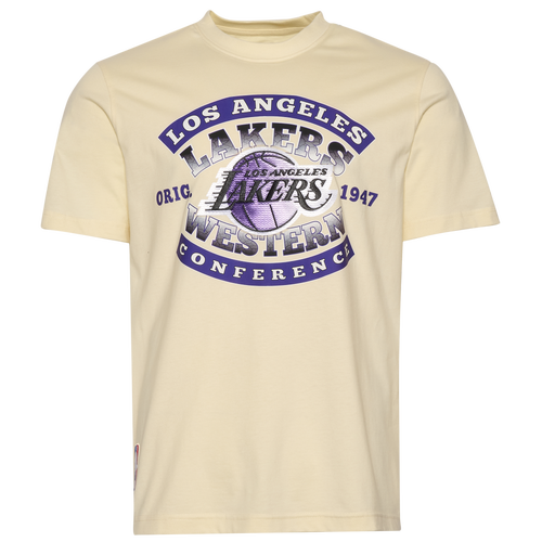 Pro Standard Mens  Lakers Short Sleeve Flex T-shirt In Gold
