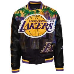 Men's - Pro Standard Lakers Remix Variable Jacket - Yellow/Purple