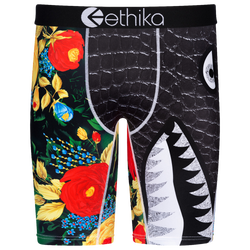Boys' Grade School - Ethika Graphic Briefs - Black/Multi