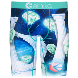 Boys' Grade School - Ethika Graphic Briefs - Blue/Green