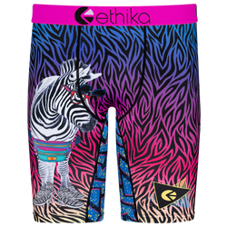 Boys' Grade School - Ethika Graphic Briefs - Blue/Pink