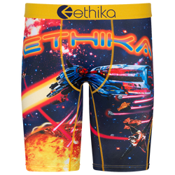 Boys' Grade School - Ethika Graphic Briefs - Yellow/Multi