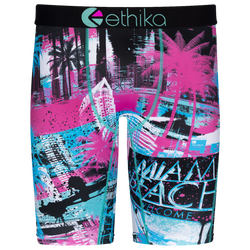 Boys' Grade School - Ethika Graphic Briefs - Pink/Blue