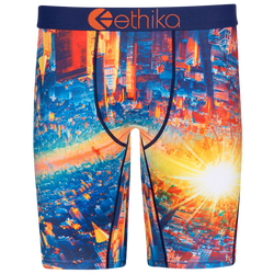 Boys' Grade School - Ethika Graphic Brief - Black/Orange