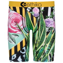 Boys' Grade School - Ethika Graphic Briefs - Yellow/Green