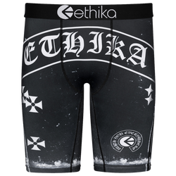 Boys' Grade School - Ethika Graphic Briefs - Black/White