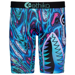 Boys' Grade School - Ethika Graphic Briefs - Black/Blue