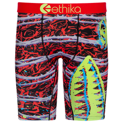 Boys' Grade School - Ethika Graphic Briefs - Red/Green