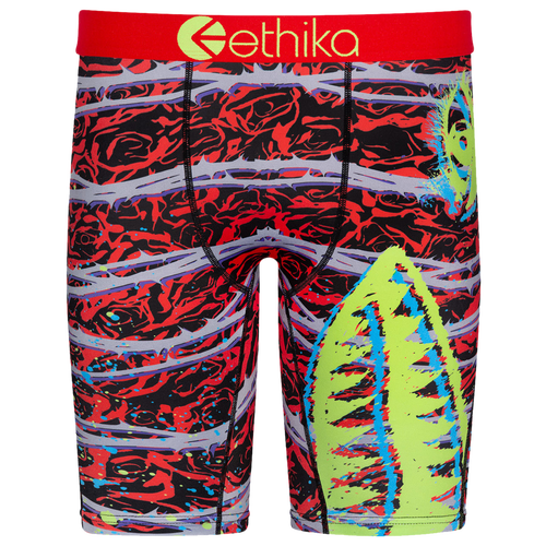 

Boys Ethika Ethika Graphic Briefs - Boys' Grade School Red/Green Size S