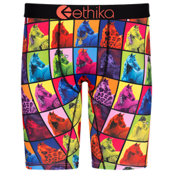 Boys' Grade School - Ethika Graphic Briefs - Black/Multi