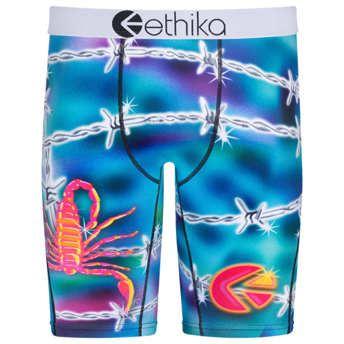 

Ethika Boys Ethika Graphic Briefs - Boys' Grade School Blue/Purple Size S