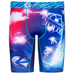 Boys' Grade School - Ethika Graphic Briefs - Blue/Pink