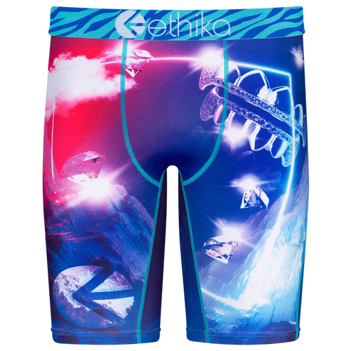 

Boys Ethika Ethika Graphic Briefs - Boys' Grade School Blue/Pink Size S