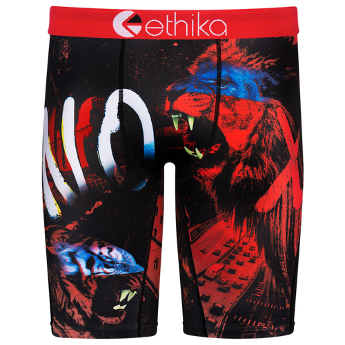 

Boys Ethika Ethika Graphic Briefs - Boys' Grade School Red/Black Size S