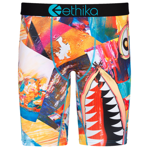 

Boys Ethika Ethika Graphic Briefs - Boys' Grade School Yellow/Orange Size M