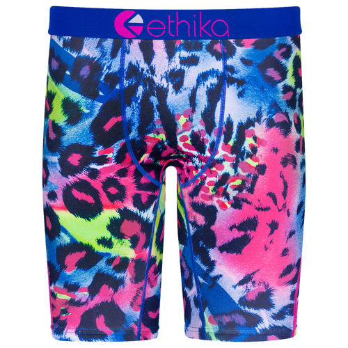 

Boys Ethika Ethika Graphic Briefs - Boys' Grade School Green/Purple Size L