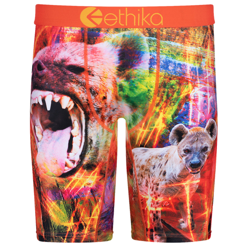 

Boys Ethika Ethika Graphic Briefs - Boys' Grade School Red/Yellow Size M