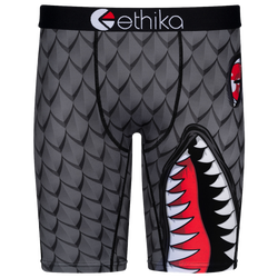 Boys' Grade School - Ethika Graphic Briefs - Black/Red