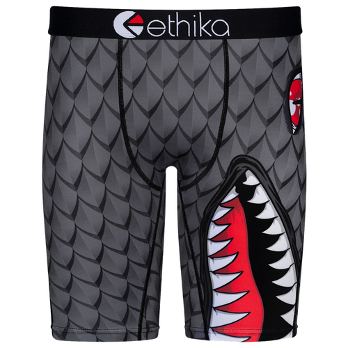 Ethika Kids' Boys Graphic Briefs In Black/red | ModeSens