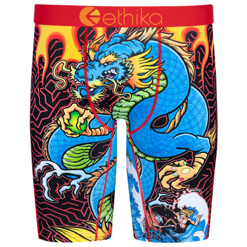 

Ethika Boys Ethika Graphic Briefs - Boys' Grade School Red/Blue Size M