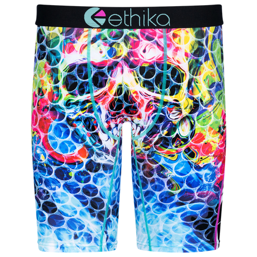 

Boys Ethika Ethika Graphic Briefs - Boys' Grade School Blue/Green Size M