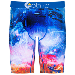 Boys' Grade School - Ethika Graphic Briefs - Blue/Orange