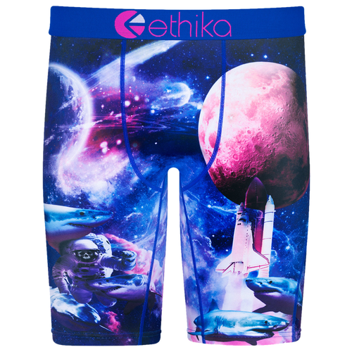 

Boys Ethika Ethika Graphic Briefs - Boys' Grade School Purple/Pink Size S