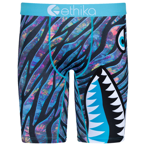 

Boys Ethika Ethika Graphic Briefs - Boys' Grade School Blue/Black Size S