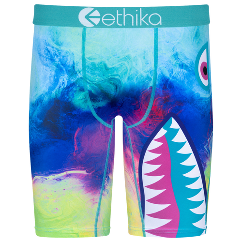 

Boys Ethika Ethika Graphic Briefs - Boys' Grade School Blue/Purple Size M