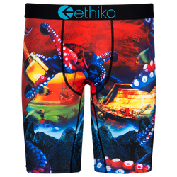 Boys' Grade School - Ethika Graphic Briefs - Blue/Red