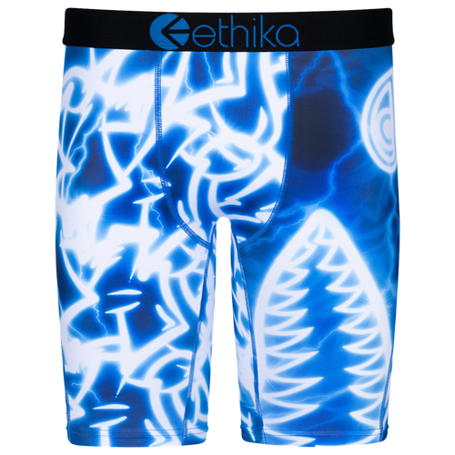 

Boys Ethika Ethika Graphic Briefs - Boys' Grade School Blue/Black Size XL