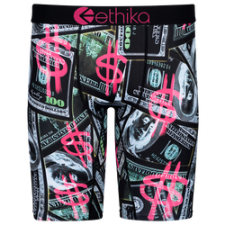 Boys' Grade School - Ethika Printing Money Underwear - Green/Pink