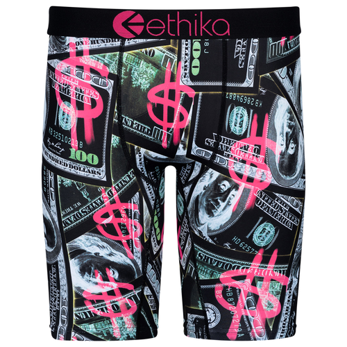 

Boys Ethika Ethika Printing Money Underwear - Boys' Grade School Pink/Green Size L