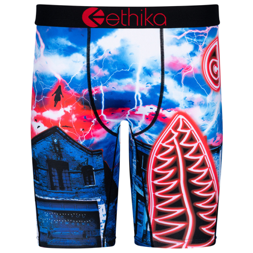 

Boys Ethika Ethika Strange-E Underwear - Boys' Grade School Blue/Red Size S