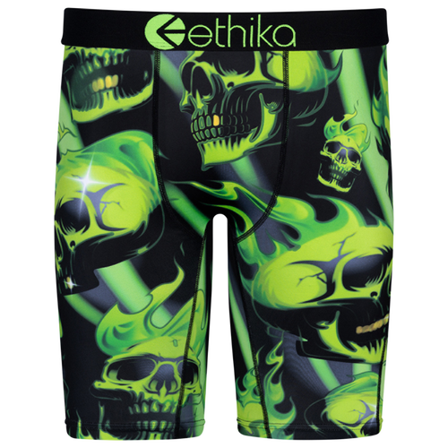 

Boys Ethika Ethika I Gotta Underwear - Boys' Grade School Green/Black Size S