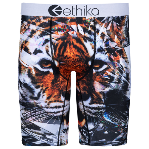 

Boys Ethika Ethika Glass Tiger Underwear - Boys' Grade School White/Black Size M