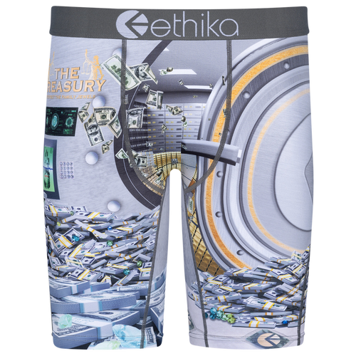 

Boys Ethika Ethika Different Contracts Underwear - Boys' Grade School Gray/White Size M