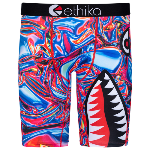 

Boys Ethika Ethika BMR Blurry Vision Underwear - Boys' Grade School Red/Purple Size L