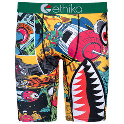 Boys' Grade School - Ethika BMR Villain Underwear - Multi/Green