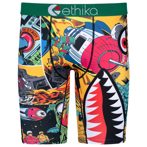 

Boys Ethika Ethika BMR Villain Underwear - Boys' Grade School Green/Multi Size XL