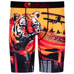 Boys' Grade School - Ethika African Dream Underwear - Orange/Black